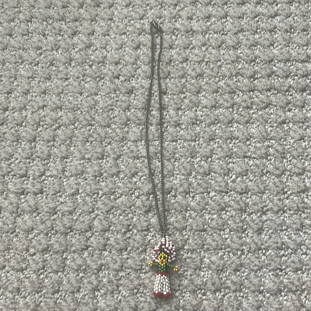Vintage Beaded Indian Necklace